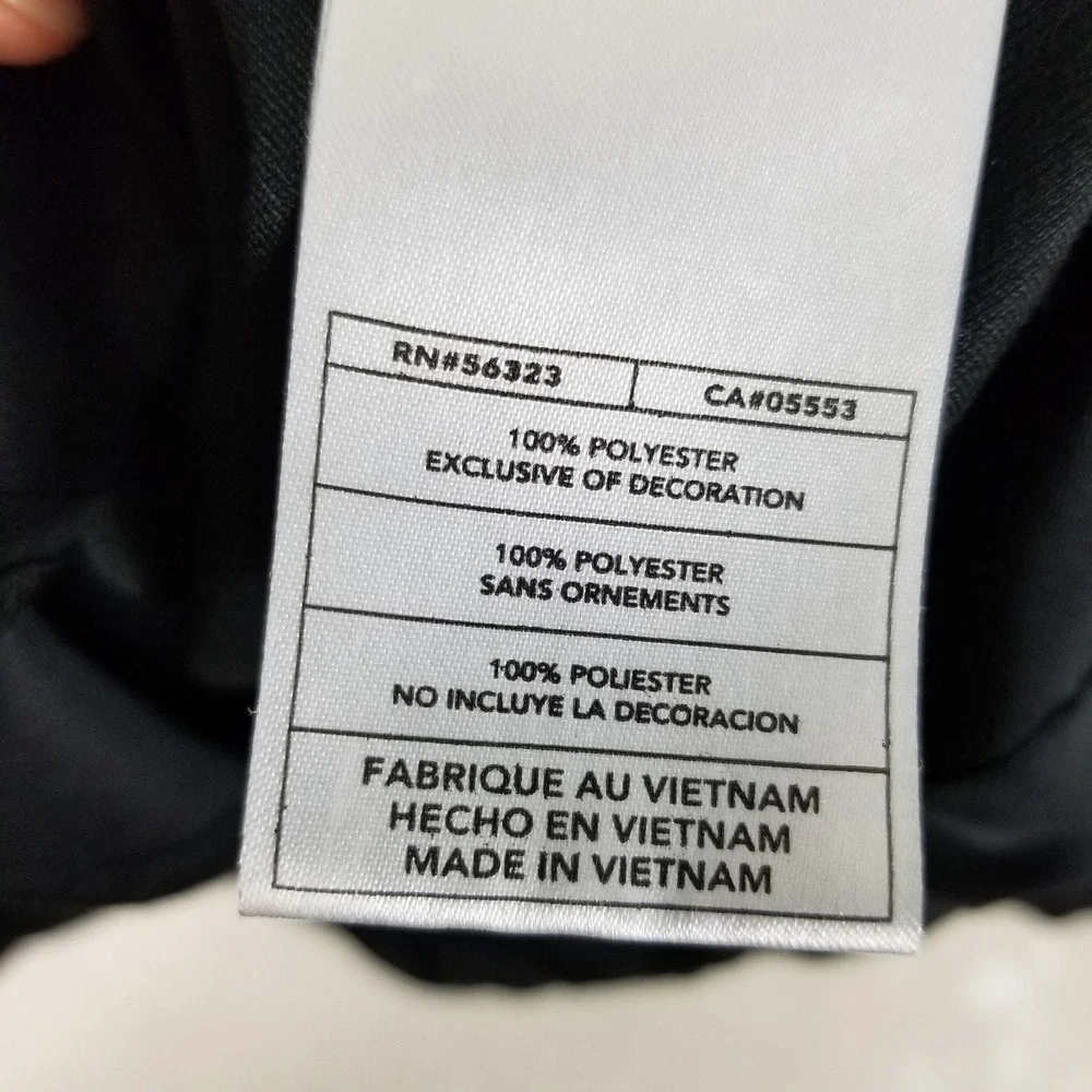 Nike Golf Pullover Men XXL Black 1/4 Zip Mock Neck Windbreaker Jacket